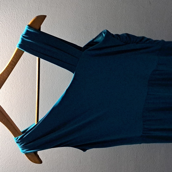 Calvin Klein Asymmetrical Blue Dress - Picture 6 of 8